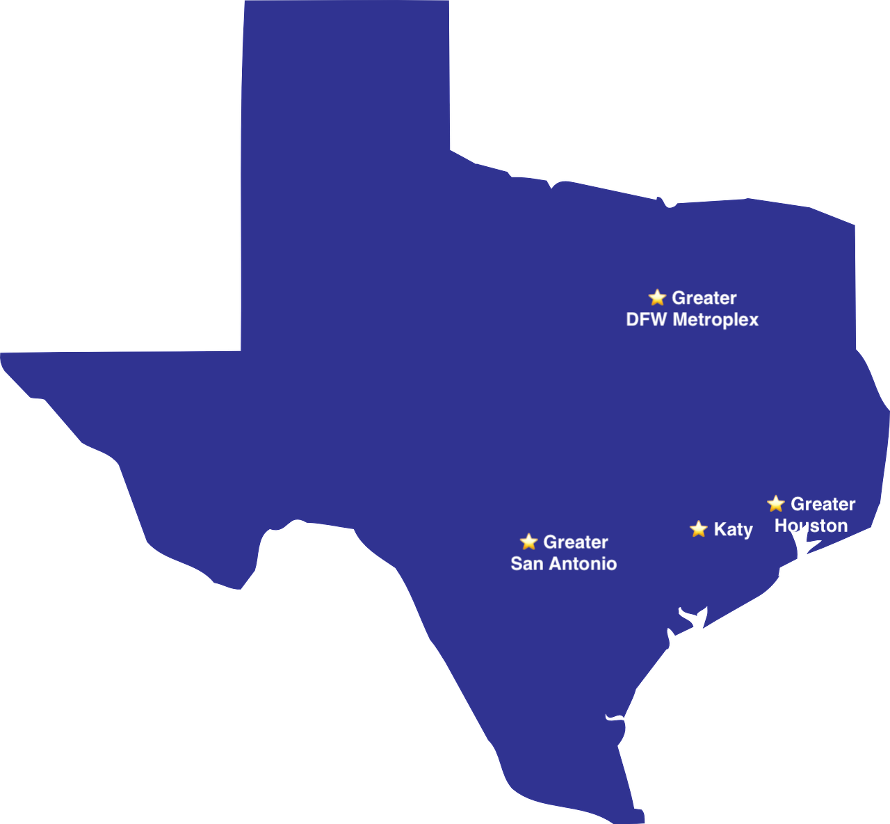Texas Boundary Map